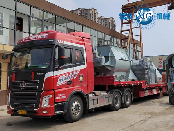 繼續發貨！干粉砂漿設備繼續發往南京鱷魚集團